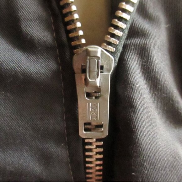 Vintage Men's Work Jacket Medium 1970's Heavy Quilt Lined Big Mac Blue Mechanic - Picture 4 of 14